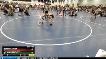 98 lbs Cons. Round 3 - Beckett Svuba, IA vs Jameson Onstott, MI