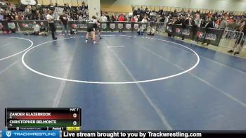 285 lbs Quarterfinal - Zander Glazebrook, IA vs Christopher Belmonte, FL