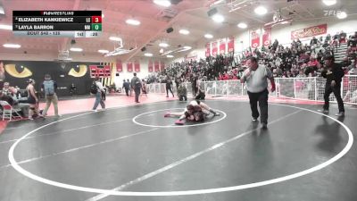 135 lbs Cons. Round 4 - Elizabeth Kankiewicz, La Canada vs Layla Barron, Murrieta Mesa