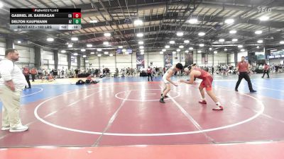182 lbs Consi Of 4 - Gabriel Jr. Barragan, CA vs Delton Kaufmann, AZ