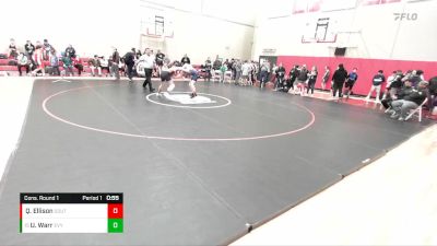 138 lbs Cons. Round 1 - Uriel Warr, East Valley (Yakima) vs Quinton Ellison, Southridge