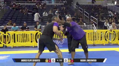 Hasan I. Underwood vs Andres Felipe Cifuentes 2025 Pan IBJJF Jiu-Jitsu No-Gi Championship