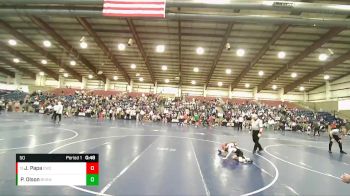 50 lbs Champ. Round 1 - Jt Papa, Champions Wrestling Club vs Porter Olson, Bonneville High School Wrestli