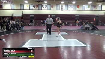 JV-14 lbs Round 3 - Asiya Hussein, Linn-Mar vs Aly Erickson, Vinton-Shellsburg