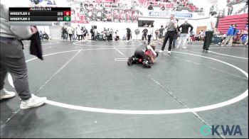 88 lbs Consolation - Knari Spotwood, Del City Little League Wrestling vs Xylin Pennington, Henryetta Knights Wrestling Club