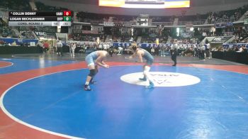 7A 138 lbs Cons. Round 3 - Logan Becklehimer, Enterprise HS vs Collin Denny, Oak Mountain