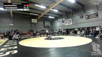 108 lbs Champ. Round 1 - William Espinosa, SBTC vs Titus Pendleton, Vacaville Wreslting Club