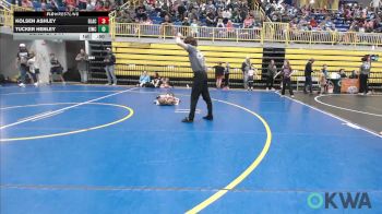 45 lbs Consi Of 8 #1 - Kolsen Ashley, Blackwell Wrestling Club vs Tucker Henley, Eufaula Ironheads Wrestling Club