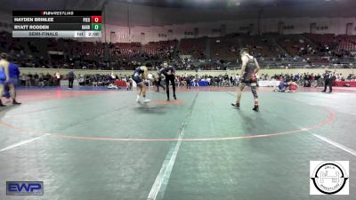 120 lbs Semifinal - Hayden Brinlee, Piedmont vs Ryatt Rodden, Harrah