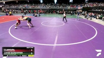 6A 126 lbs Cons. Round 1 - Carter Baumgartner, Dallas Highland Park vs Ty Annoura, Houston Clear Lake