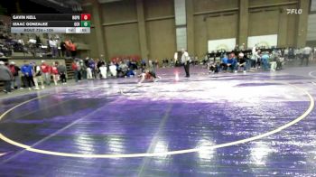106 lbs Cons. Round 2 - Gavin Kell, North Point vs Izaac Gonzalez, Garden City