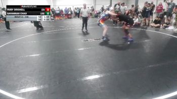 145 lbs Round 1 - Savannah Chao, Level Up Wrestling Center vs Ruby Driskell, Central Florida Wrestling