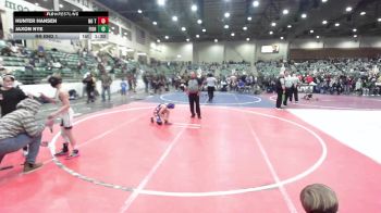 82 lbs Round Of 16 - Hunter Hansen, No Team vs Jaxon Nye, Fighting Squirrels WC