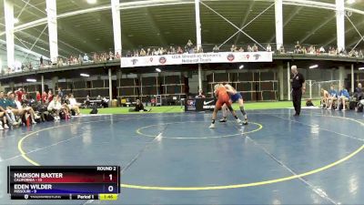 94 lbs Round 2 (6 Team) - Madison Baxter, California vs Eden Wilder, Missouri