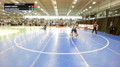 170 lbs Consi Of 16 #1 - Robert Wieser, NY vs Jules Deshotels, LA