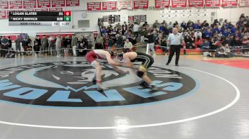 157 lbs Semifinal - Logan Slater, Spaulding vs Nicky Service, Harwood