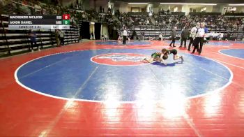 81 lbs Consi Of 8 #2 - Mackenzie McLeod, Bison Takedown Wrestling Club vs Jaxon Daniel, Rabbit Wrestling Club