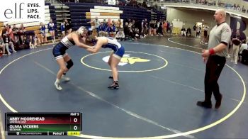 145 lbs. Cons. Round 3 - Abby Moorehead, Lincoln East vs Olivia Vickers, Seckman