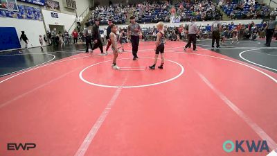 61 lbs Rr Rnd 1 - Trent Korb, Vinita Kids Wrestling vs Nicholas George, Tulsa North Mabee Stampede