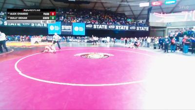 Boys 3A 120 lbs Champ. Round 2 - Alex Ovando, Prairie vs Sully DeHan, Auburn Mountainview