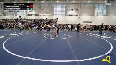 138 lbs Round 2 - Isabella DiPaola, Club Not Listed vs Gracie Newman, Homer Wrestling Club