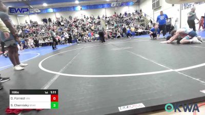 119 lbs Rr Rnd 3 - Declan Forrest, Vinita Kids Wrestling vs Sean-Tyler Chernisky, Broken Arrow