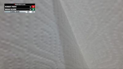 55 lbs Cons. Semi - Masai Oliver, Summerville Take Down vs Robert Pinto, Carolina Reapers