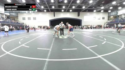 285 lbs Cons. Round 1 - Braden Ewing, Liberty U vs Amad Soufi, Missouri Baptist University