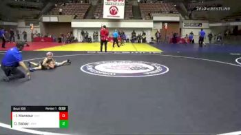 62 lbs Quarterfinal - Isaiah Mansour, Granite Wrestling Club vs Oriel Gabay, Los Angeles Wrestling Academy