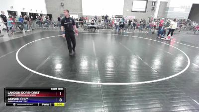 74 lbs Cons. Round 1 - Landon Dorshorst, Askren Wrestling Academy vs Jaxson Ohly, Wrestling Factory