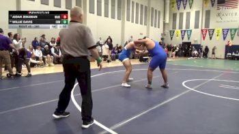 285 lbs Champ. Round 1 - Aidan Jenaman, Wahlert, Dubuque vs Willie Davis, Cedar Rapids Washington