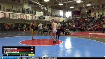 152 lbs Champ. Round 1 - Thomas Kjolsrud, Cienega vs Russell Henzie, El Capitan