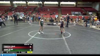 48 lbs Round 1 - Timothy Cruz, Strongsville WC vs Hank Blair, Unattached