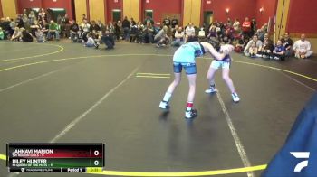 76 lbs Round 2 (6 Team) - Jahnavi Marion, SW Region Girls vs Riley Hunter, MI Queen Of The Mats