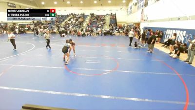135 lbs 5th Place Match - Chelsea Pulido, Dominator vs Jenna Ceballos, Villa Park High School