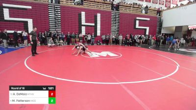 138 lbs Round Of 16 - Anthony DeMaio, Methuen vs Matthew Patterson, Middleborough