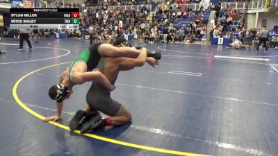 172 lbs R-64 - Dylan Miller, Frank Cox-VA vs Mitch Bailey, Trinity Camp Hill