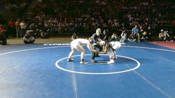 5A 140 lbs 1st Place Match - Jordyn Parker, Frisco Centennial vs Gillian Eckert, Comal Pieper