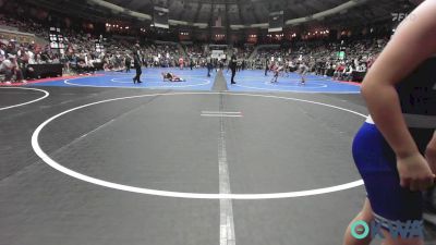 90 lbs Consi Of 16 #2 - Cooper Willard, Deer Creek Wrestling Club vs Porter Chaney, Vinita Kids Wrestling