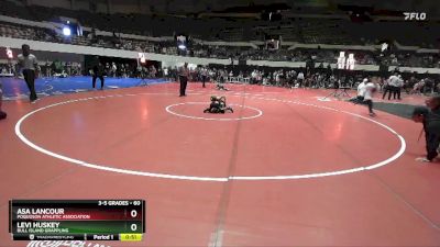 60 lbs Champ. Round 1 - Asa Lancour, Poquoson Athletic Association vs Levi Huskey, Bull Island Grappling