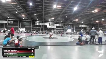 156 lbs Round 1 - Carter Barrio, Thorobred Wrestling Club vs Titus DeGroat, Dominate Wrestling Club