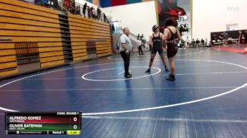 190 lbs Cons. Round 1 - Oliver Bateman, West Salem vs Alfredo Gomez, Southridge