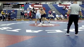 285 lbs Quarterfinal - Phillip Terrell, Truett-McConnell (Ga.) vs Caleb Pruitt, Reinhardt University (ga)