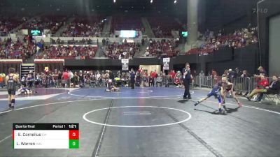 69 lbs Quarterfinal - EllA Cornelius, Choteau Wrestling vs Lyla Warren, Malta