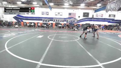 215 lbs Cons. Round 6 - Wyatt Bingham, Birmingham Charter vs Nathan Aguirre, Rancho Cucamonga