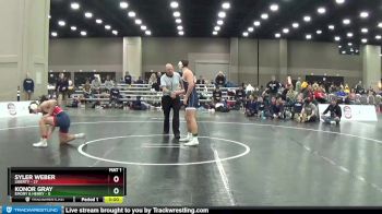 165 lbs Quarterfinals (8 Team) - Syler Weber, Liberty vs Konor Gray, Emory & Henry