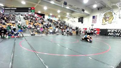 285 lbs Cons. Round 1 - Ethan Tran, El Monte vs Derick Arabe, Estancia