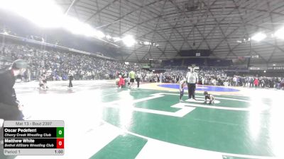 53 lbs Cons. Sub-semis - Oscar Pedeferri, Cherry Creek Wrestling Club vs Matthew White, Bethel AllStars Wrestling Club