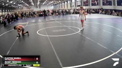 100-113 lbs Round 3 - Clayton Wadell, Rise Wrestling vs Rickey Medrano, ReZults Wrestling