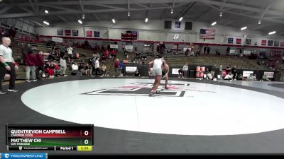 133 lbs Quarterfinal - Matthew Chi, UW-Parkside vs Quentrevion Campbell, Chadron State